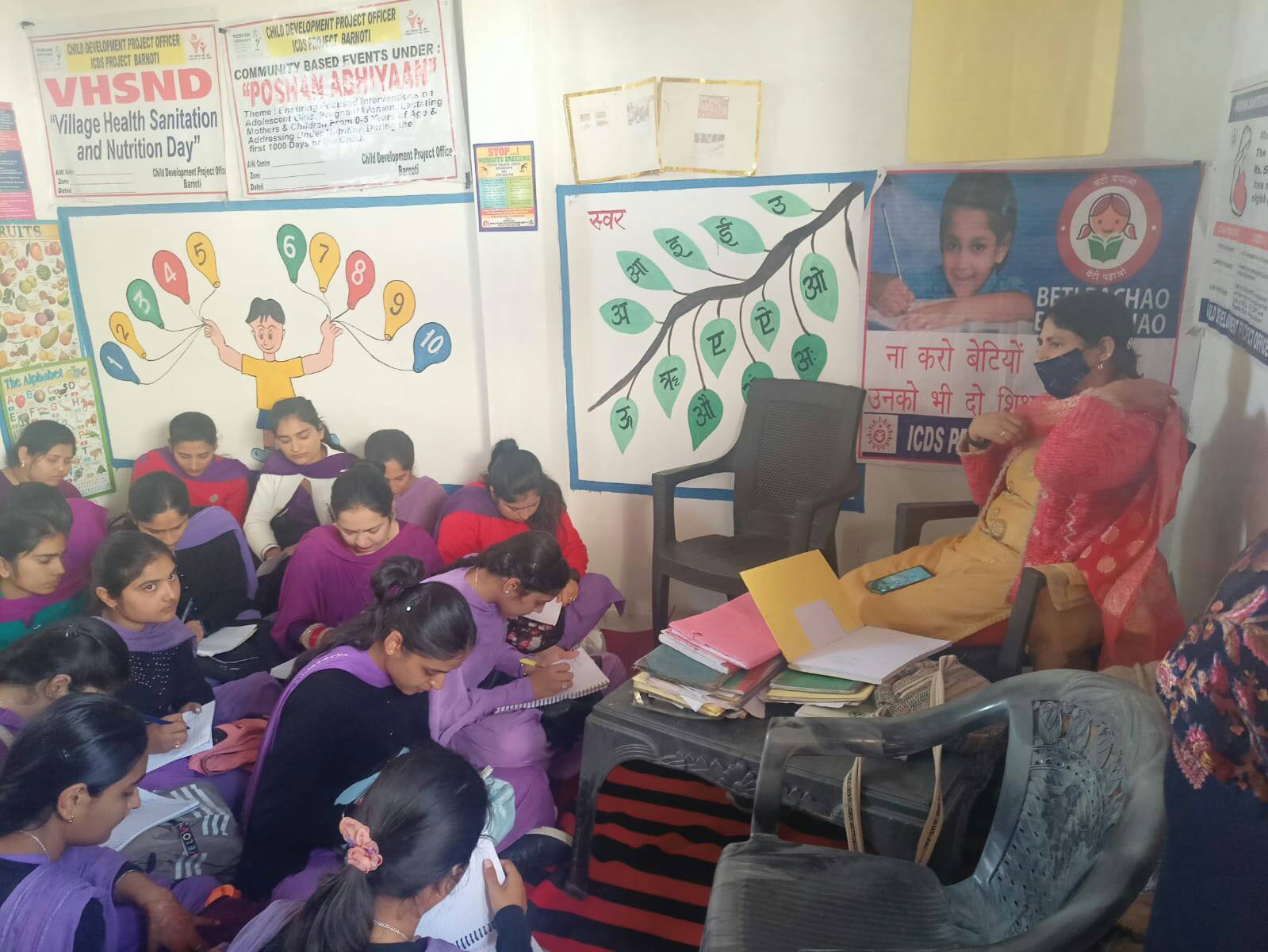 You are currently viewing Visit to Anganwadi Centers Rakhhoshiyari , Jasrota and Rajbagh
